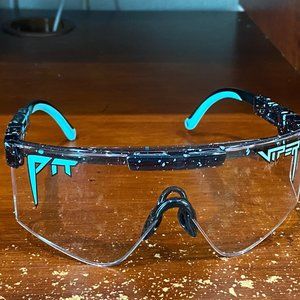 Pit Viper Sunglasses- Black Frames, Clear Lenses